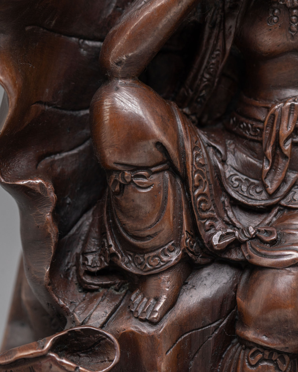 Lokeshwor Statue | Sacred Copper Form of Avalokiteshvara