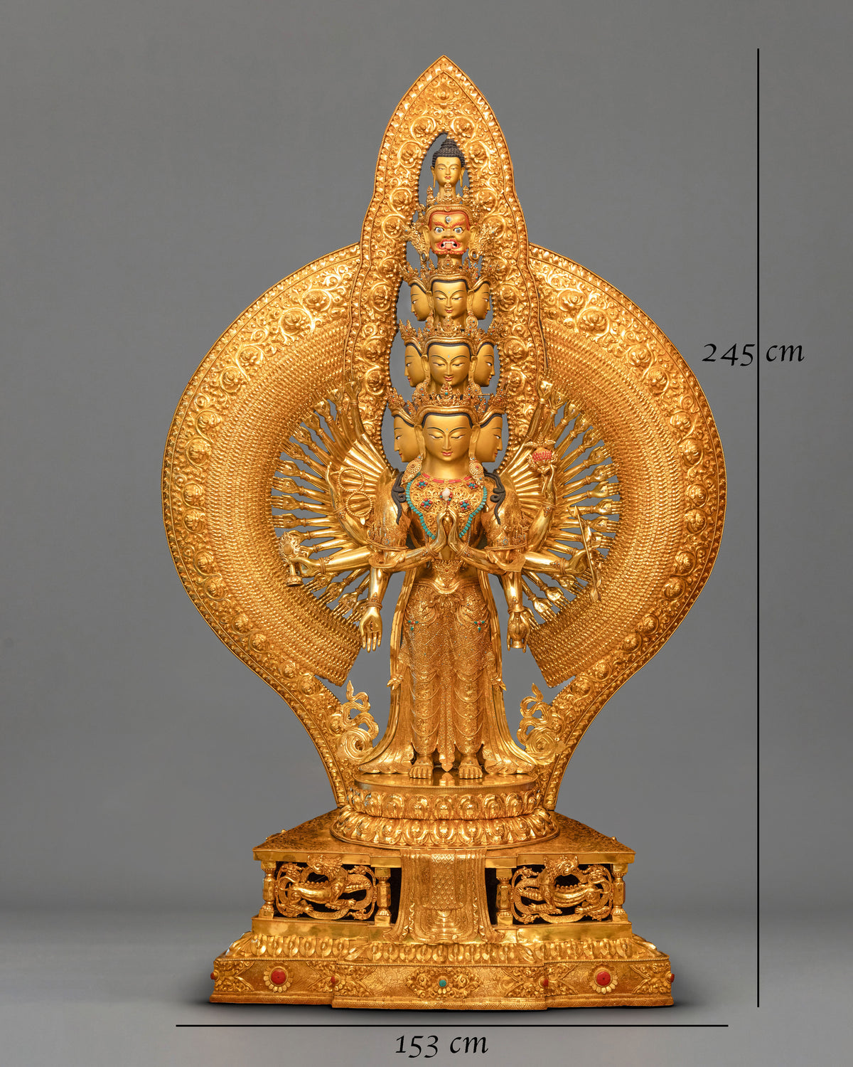 1000 Armed Chenrezig Sacred Meditation Sculpture