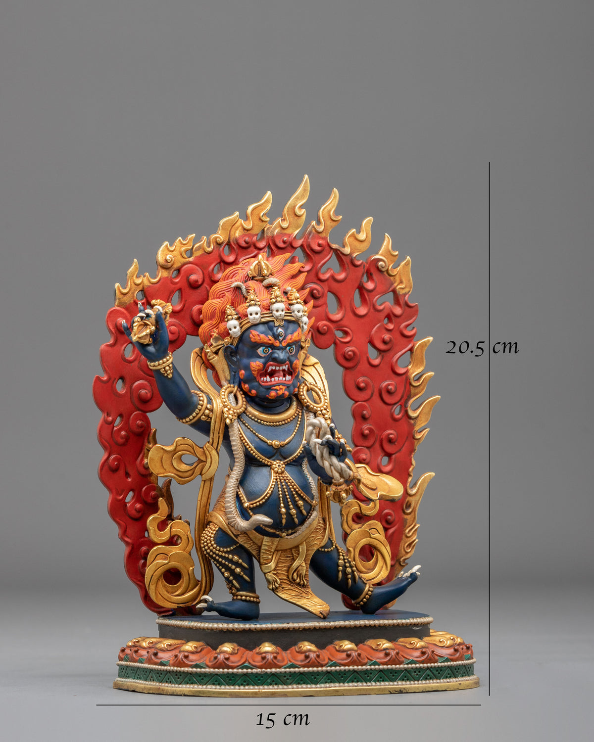 Handcrafted Vajrapani Copper Statue | Protector of Dharma
