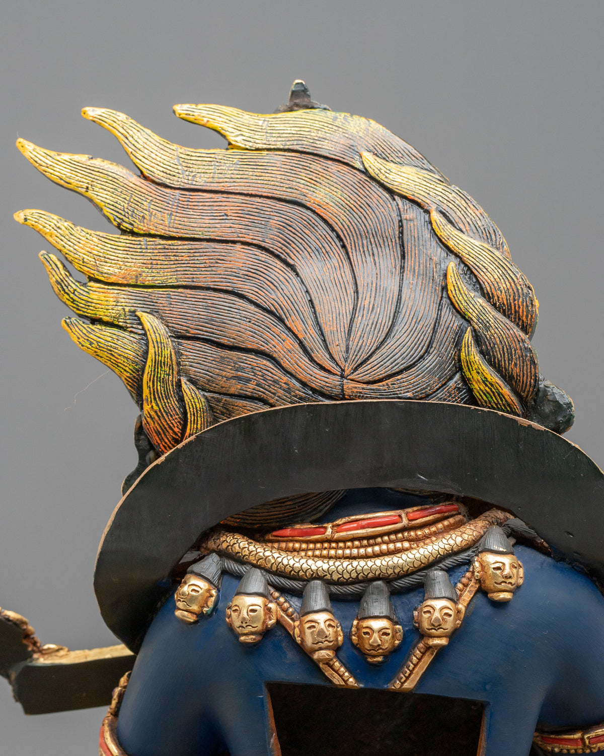 Shakya Mahakala Fierce Dharma Statue | Protector of the Sakya Buddhist Tradition