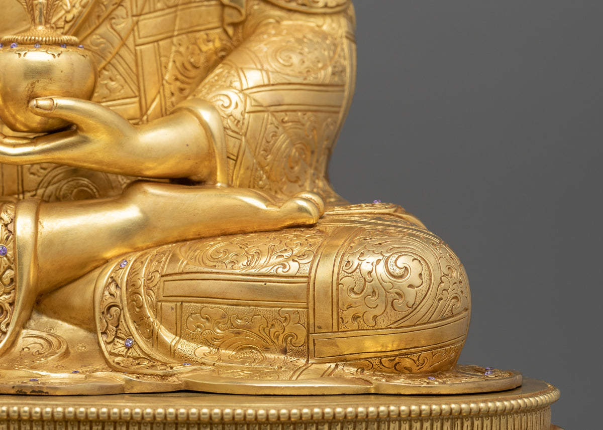 Medicine Buddha Statue for Meditation: Altar Decoration