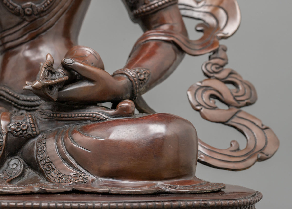 Vajrasattva Buddha Statue | Handcrafted Oxidized Copper Statue