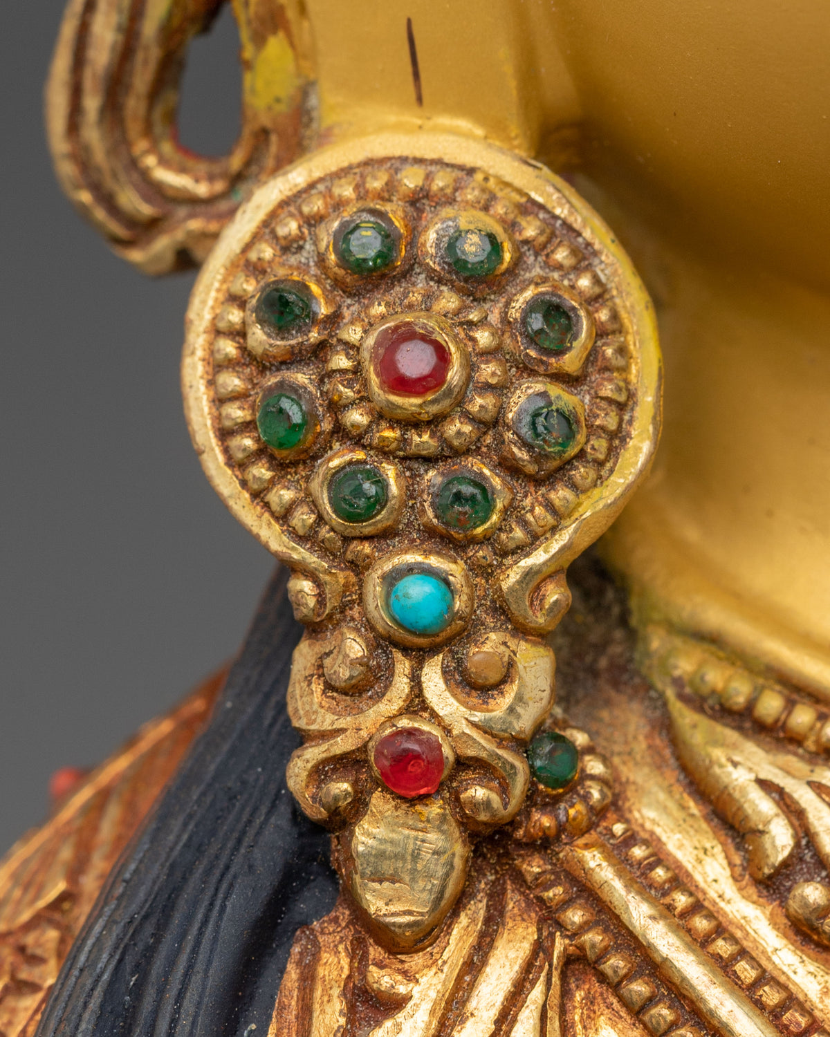 Amitayus 24k Gold Coated Sculpture | Buddha of Infinite Life and Longevity