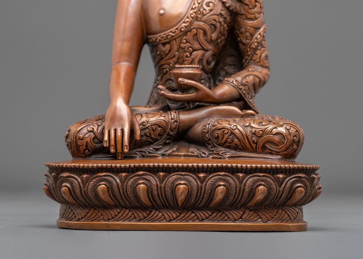 Shakyamuni Buddha Statue | Traditional Nepalese Artwork