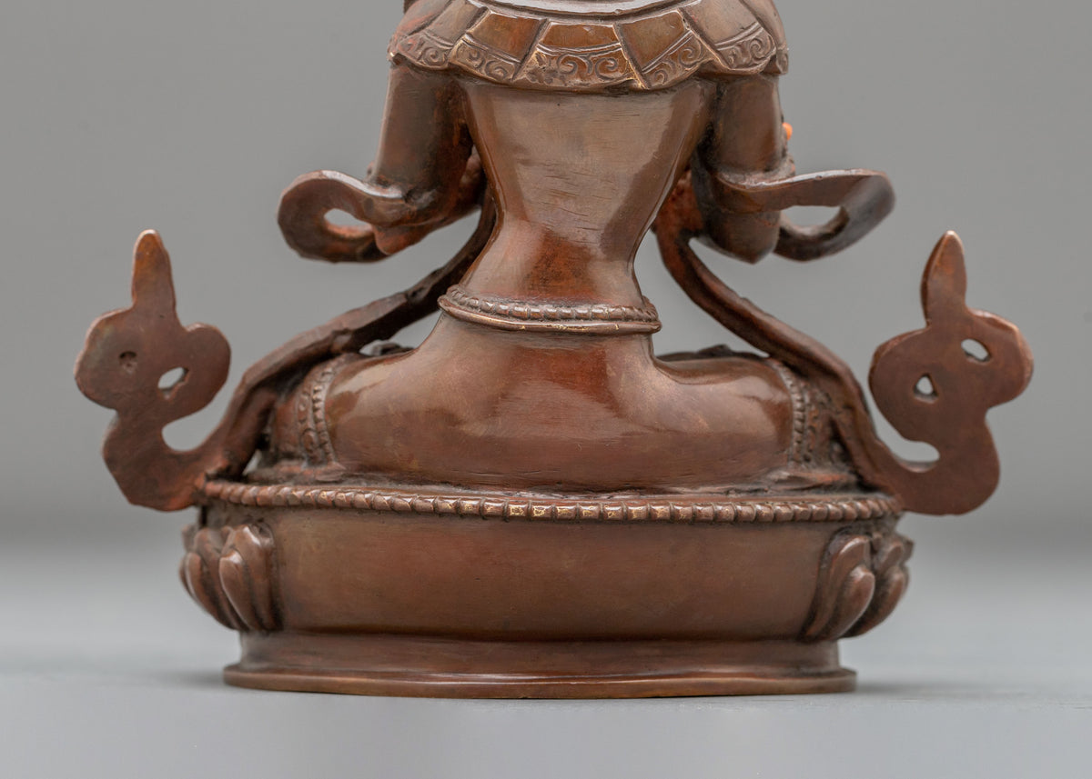 Vajradhara Statue: Embodiment of Primordial Wisdom