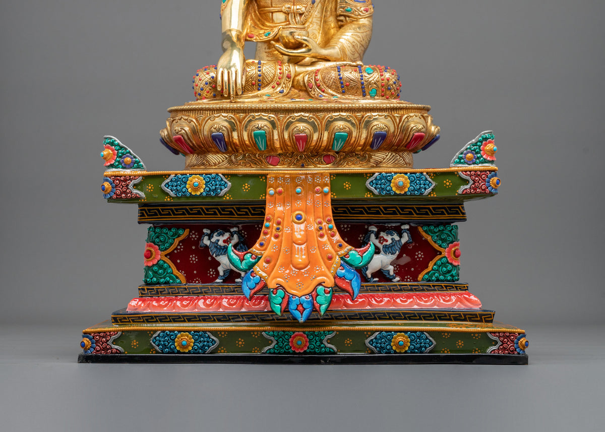 Shakyamuni Buddha with Throne