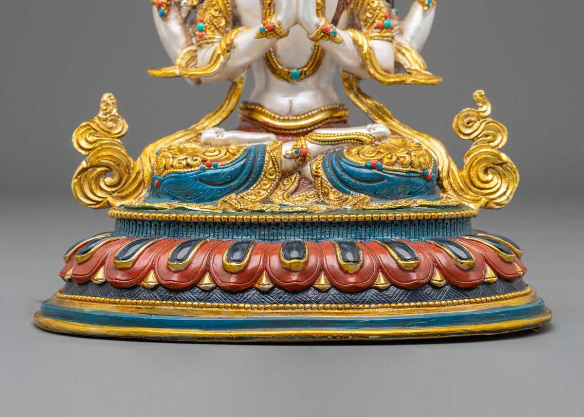 Four Armed Chenrezig Statue | Bodhisattva of Compassion