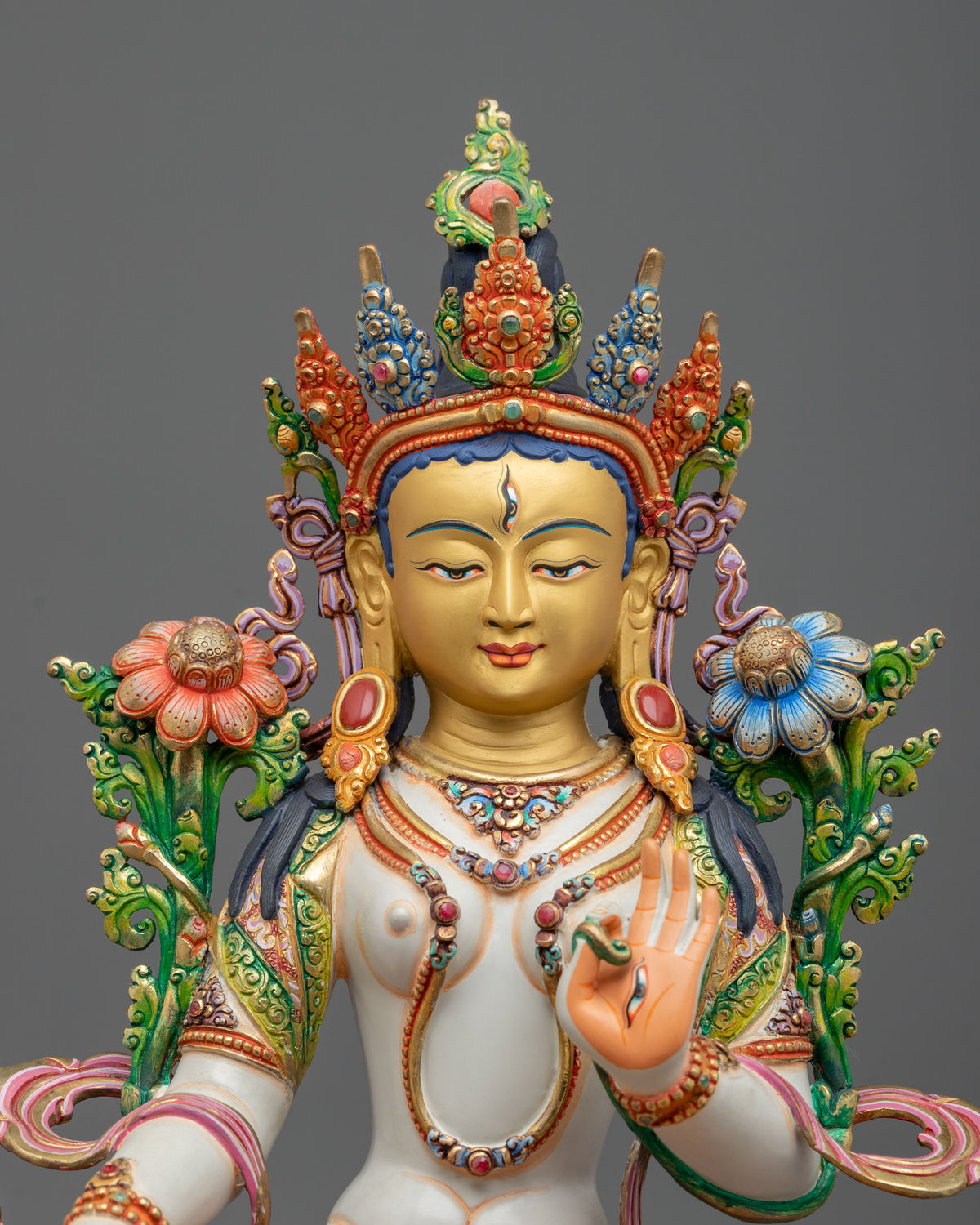 White Tara Statue | Compassionate Protector of Long Life and Healing