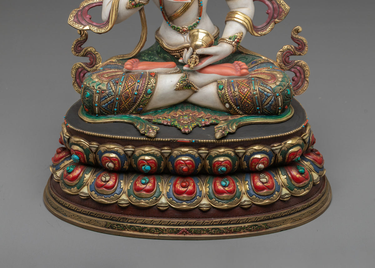 Vajrasattva Copper Statue | Handcrafted Buddhist Figurine