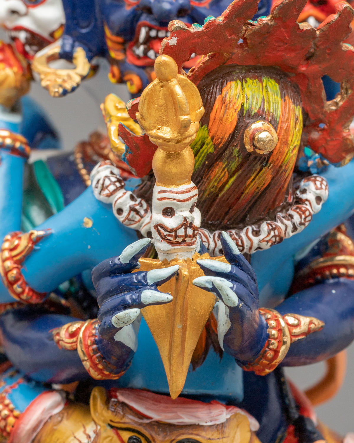 Vajrakilaya Copper Figurine |  Deity of Purification and Protection