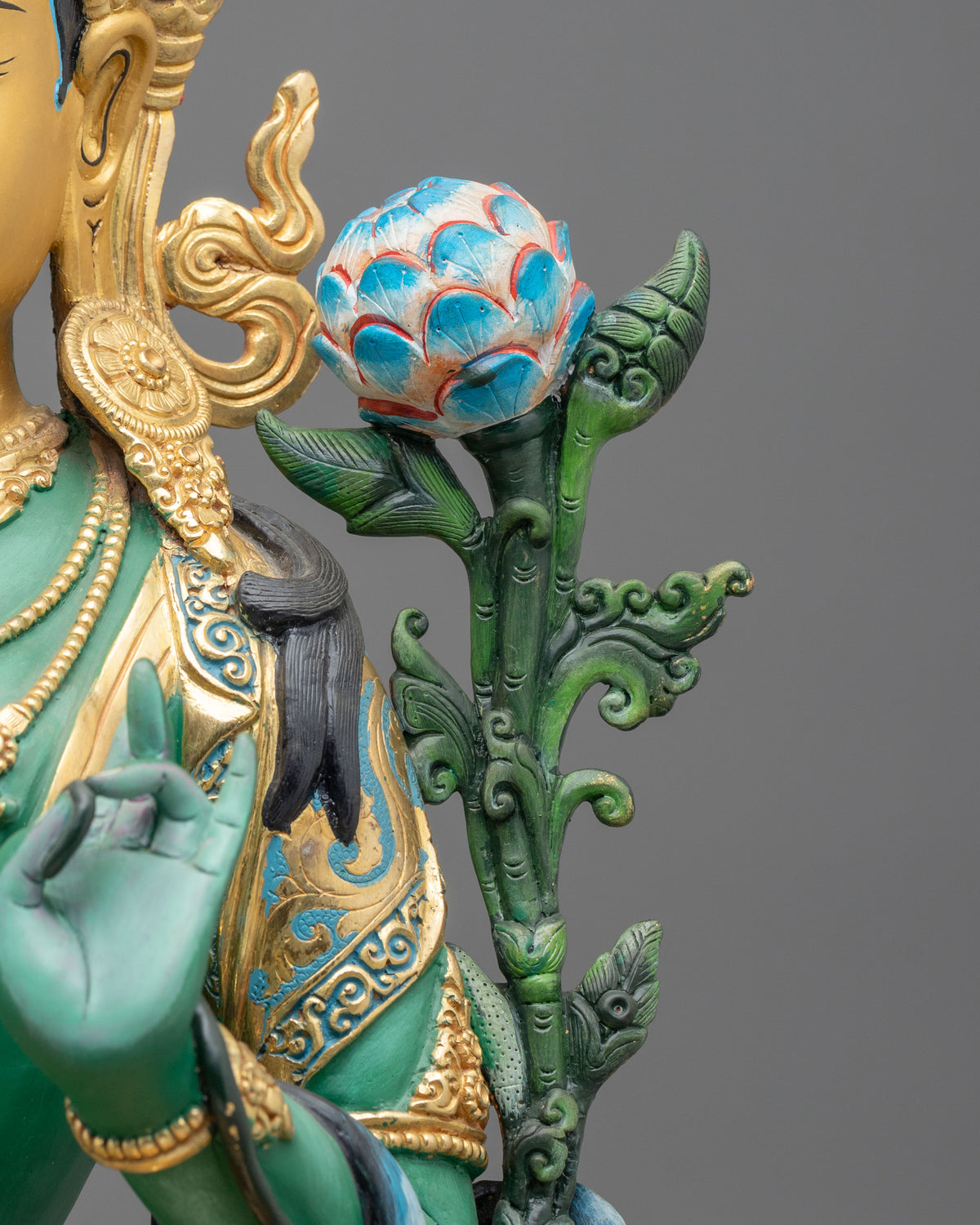 Green Tara Statue | Handcrafted in Nepal