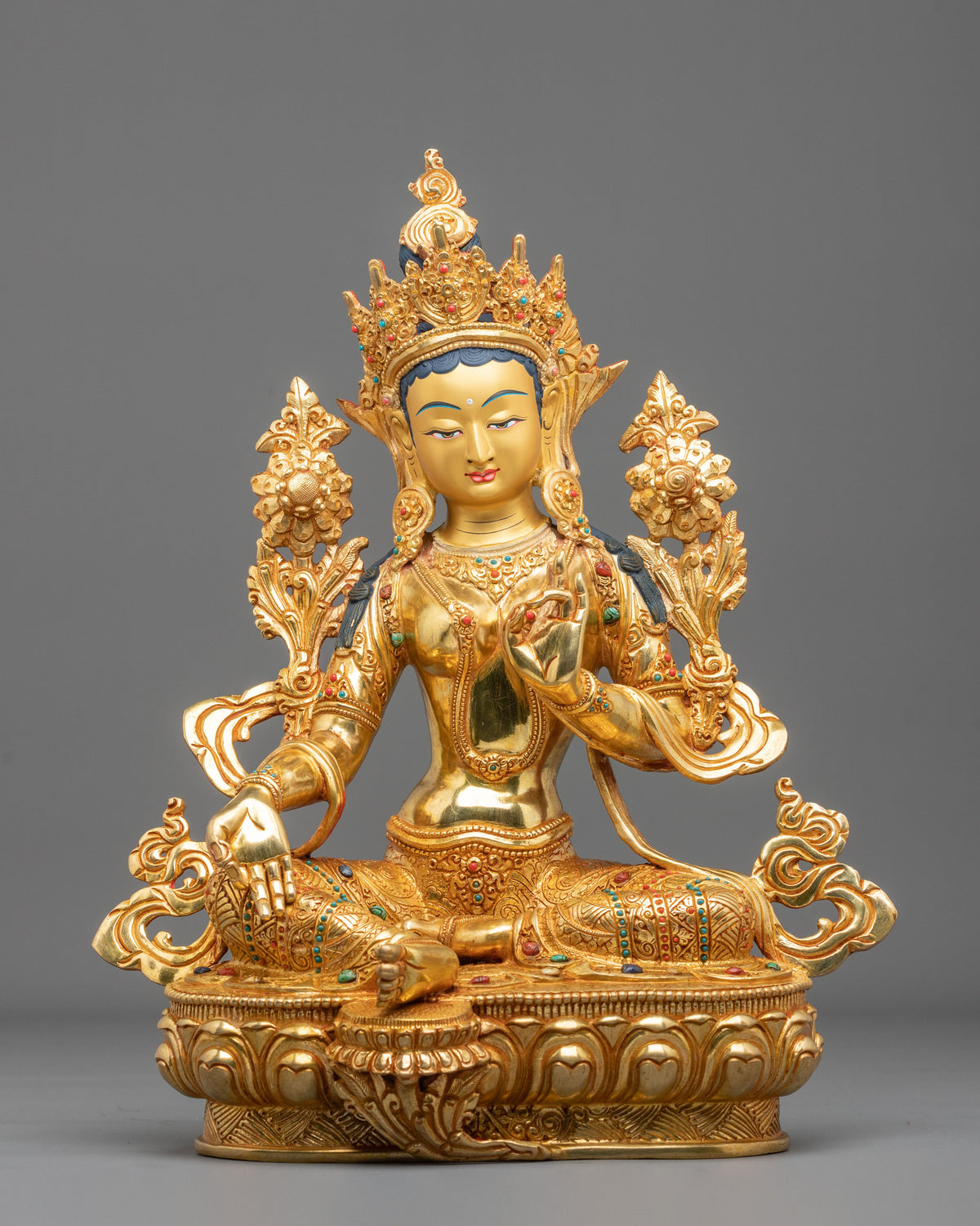 Green Tara Statue