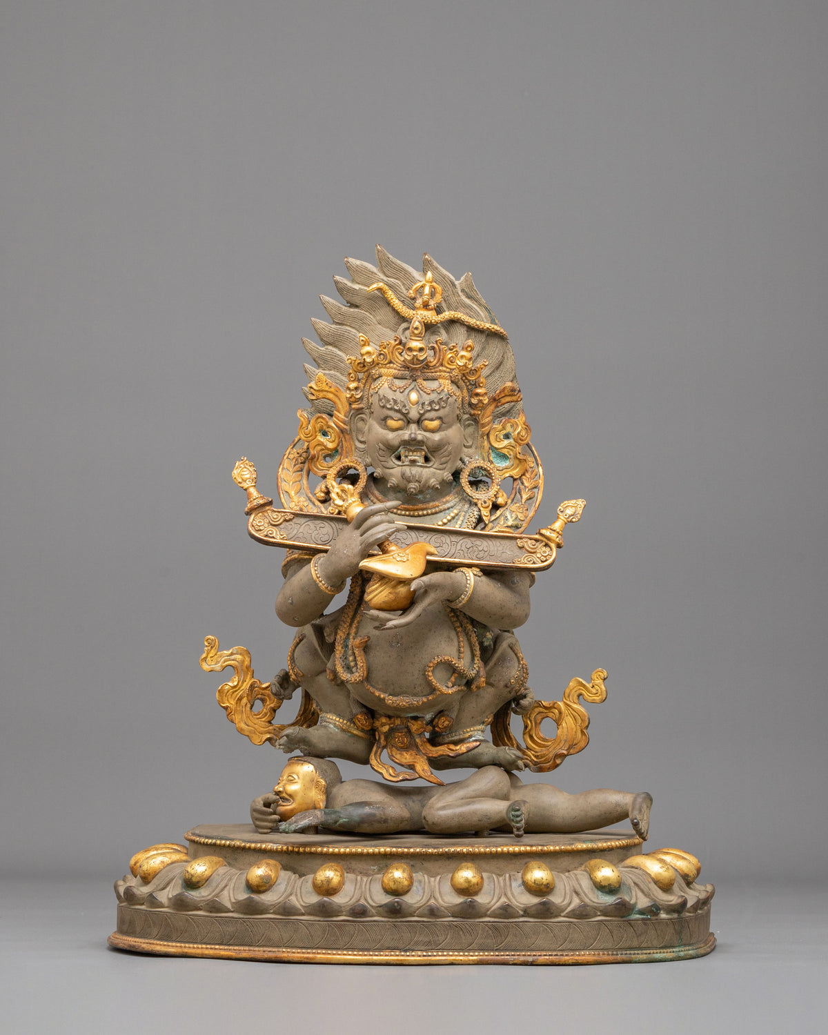 Shakya Mahakala Statue | Wrathful Guardian of Wisdom