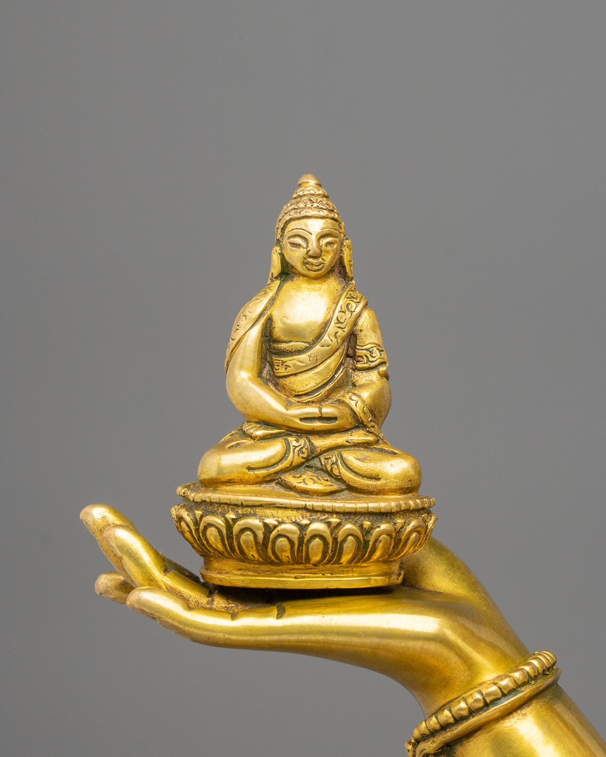 Namgyalma Sculpture | 24K Gold Gilded Tibetan Buddhist Deity Artwork