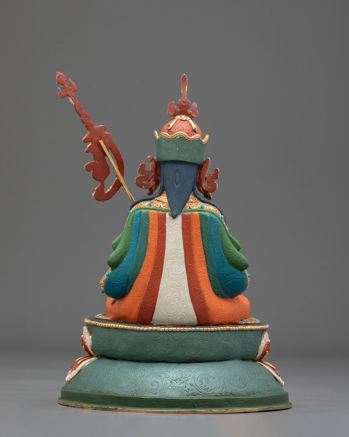Guru Tsoyke Dorje Himalayan Sculpture | 24K Gold Gilded
