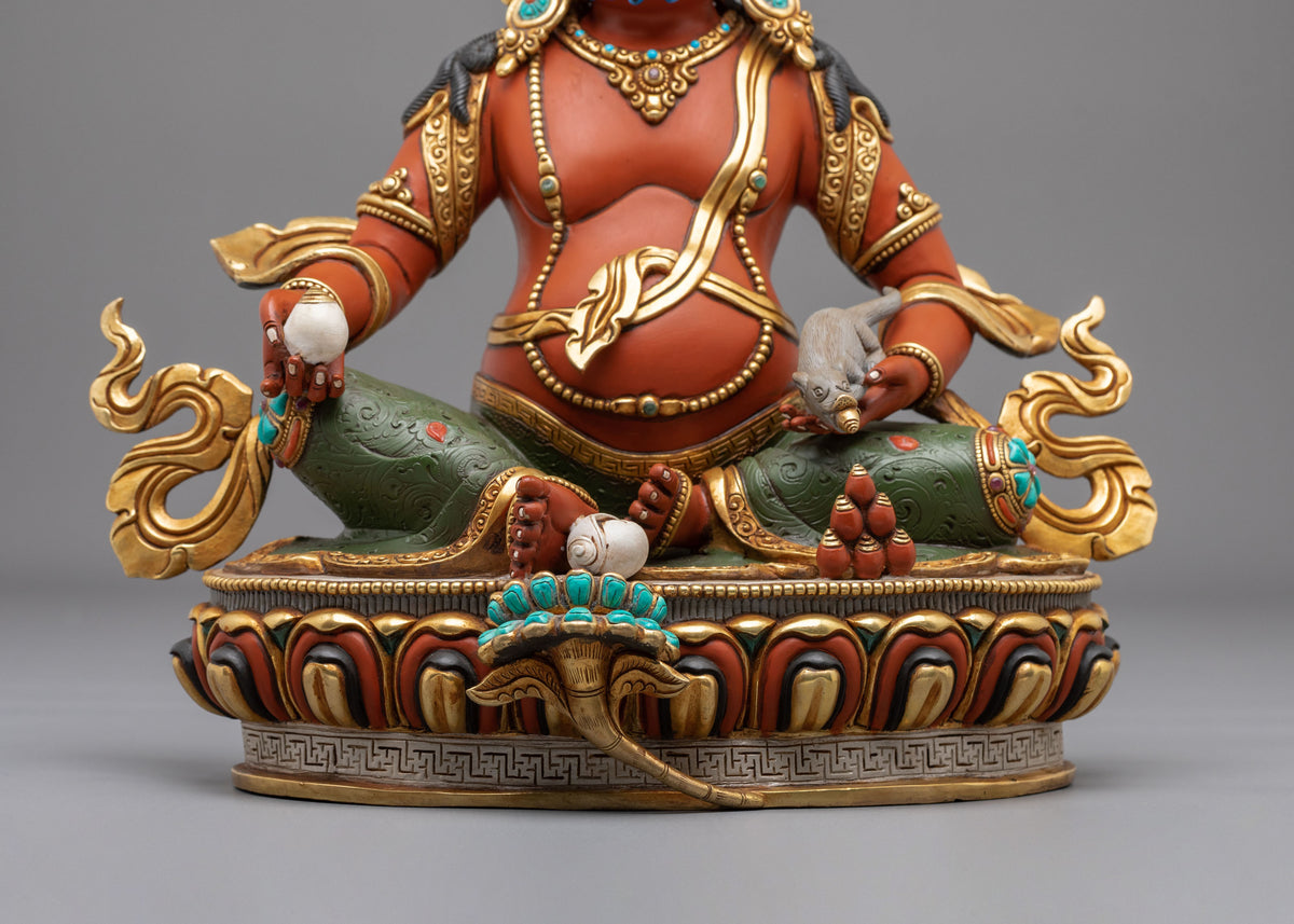 Dzambhala Copper Sculpture | Guardian of Abundance and Good Fortune