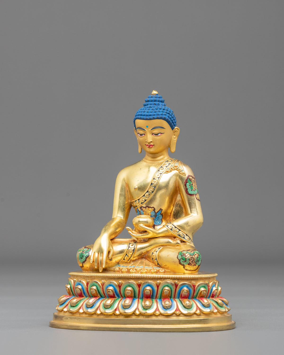 Gautama Buddha Figurine | Handcrafted Copper Statue