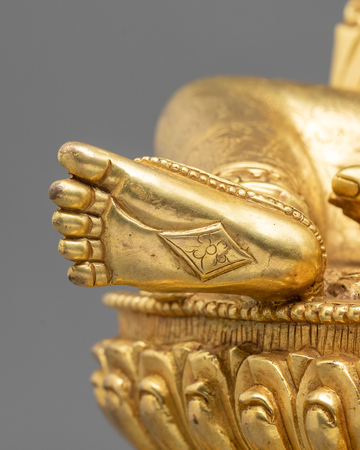 Manjushri Copper Figurine | Tibetan Wisdom Bodhisattva