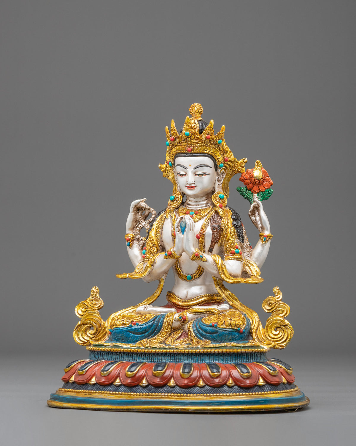 Four Armed Chenrezig Statue | Bodhisattva of Compassion