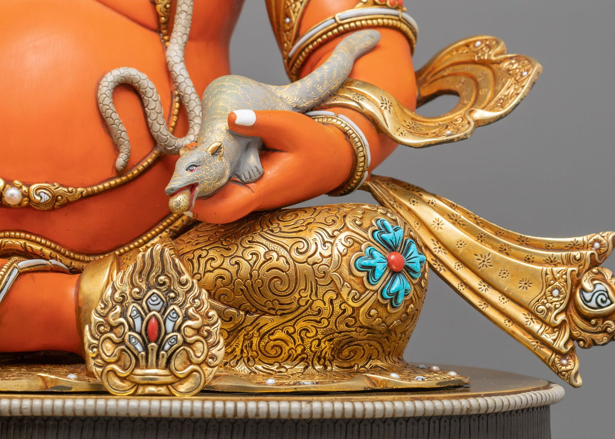 Dzambhala Statue | Handmade Guardian of Wealth