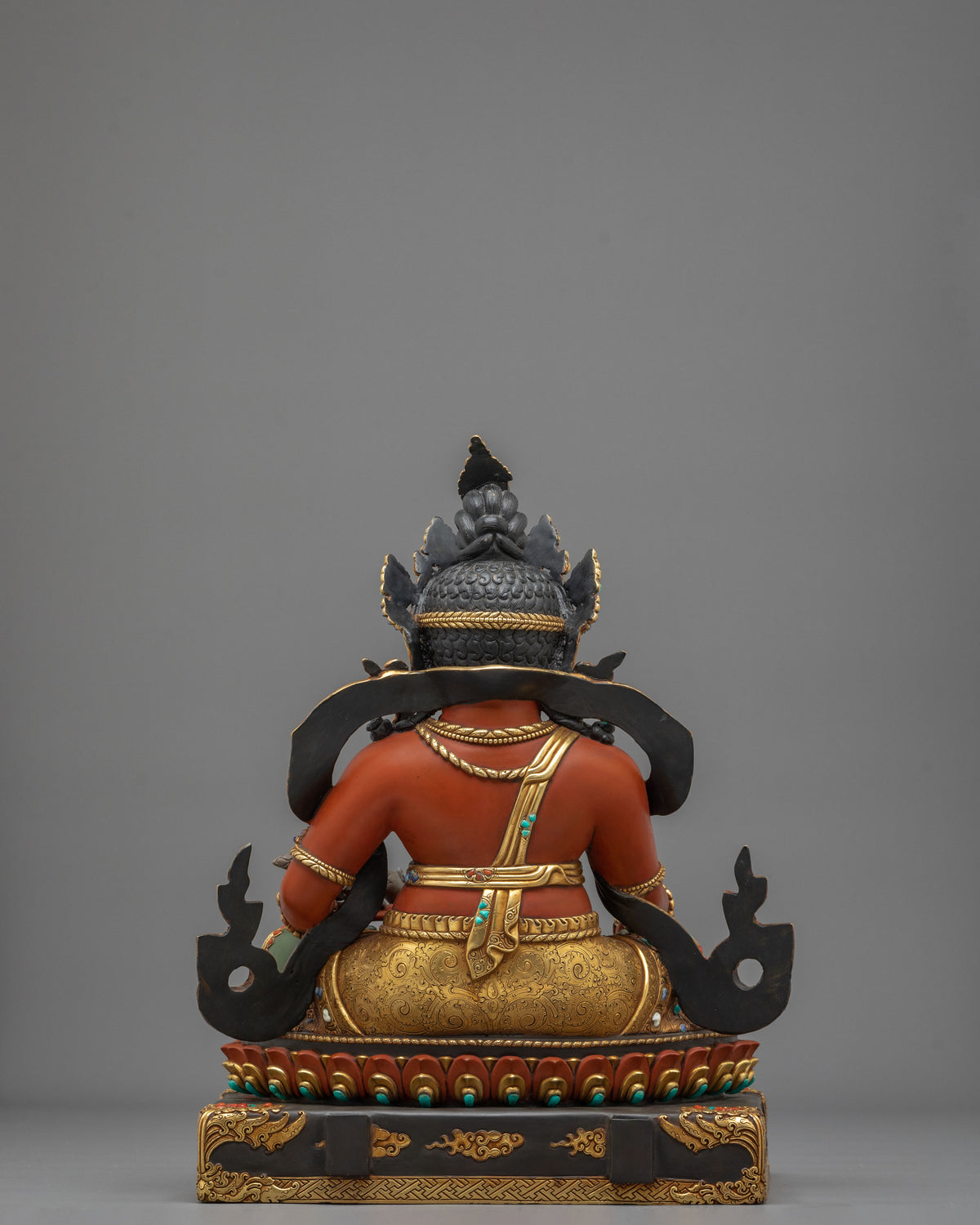 Handmade Copper Statue of Jambhala | Deity of Wealth and Generosity