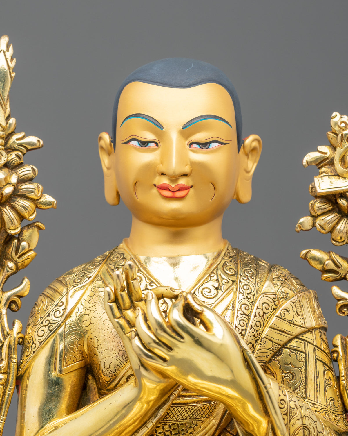 Tsongkhapa with Disciples Decor Statue Set | Himalayan Altar Decor