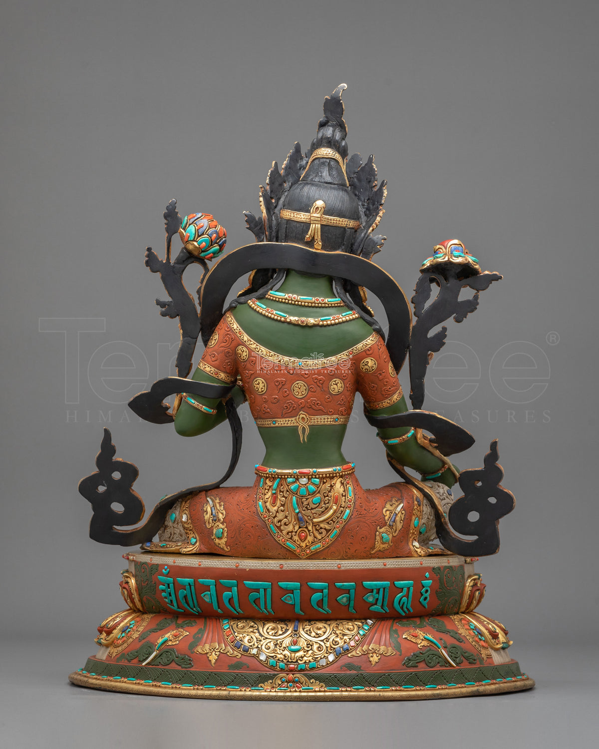 Green Tara Statue | Tibetan Compassionate Goddess Figurine