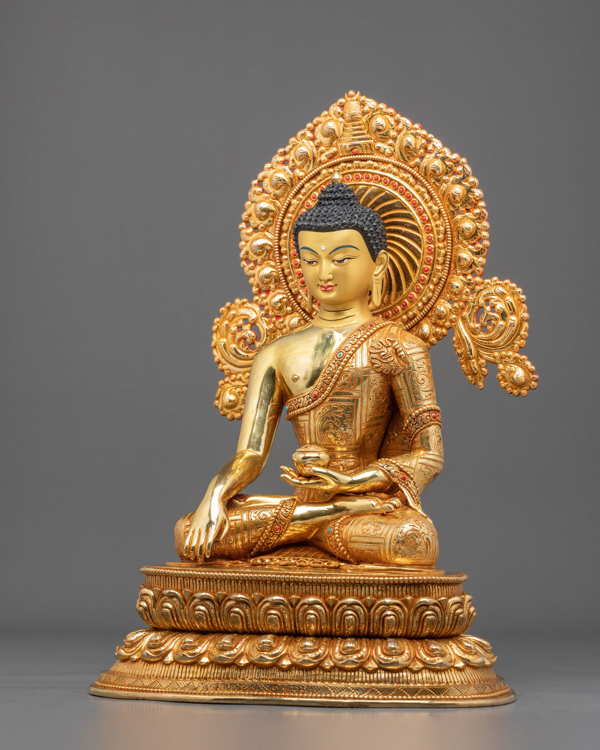 Handmade Shakyamuni Buddha Copper Statue