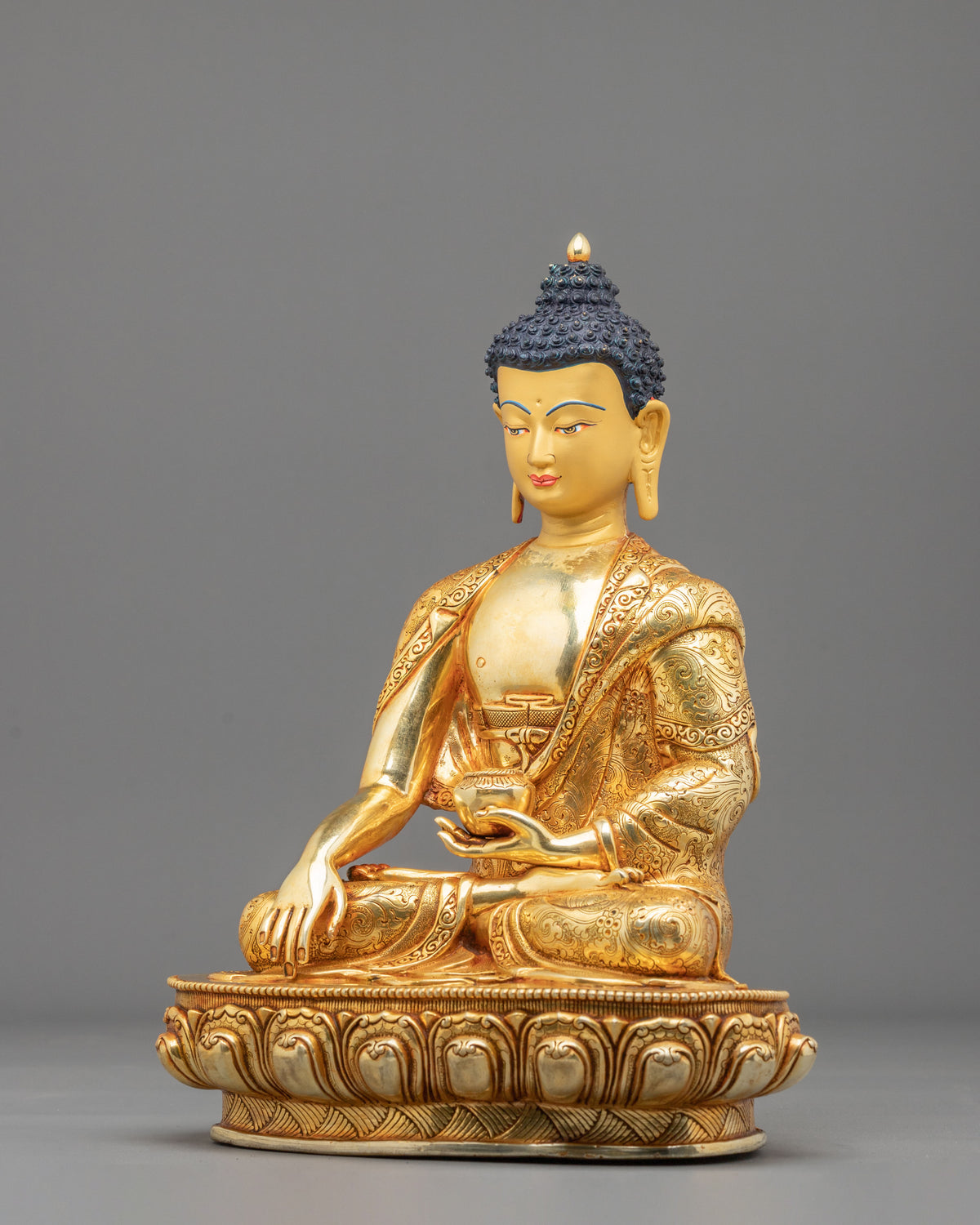 Shakyamuni Buddha Serene Meditation Handmade Sculpture