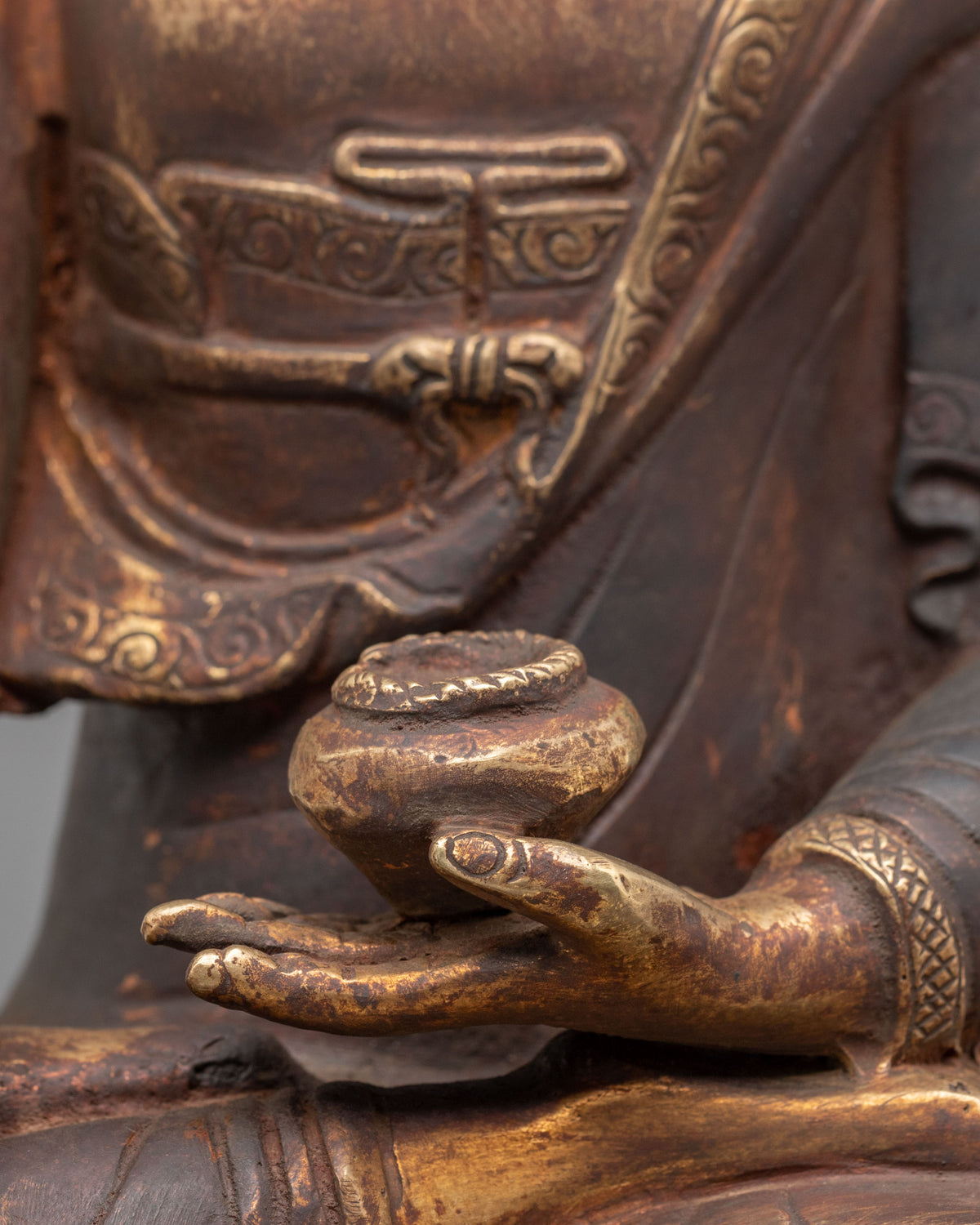 Handmade Shakyamuni Buddha Meditation Statue