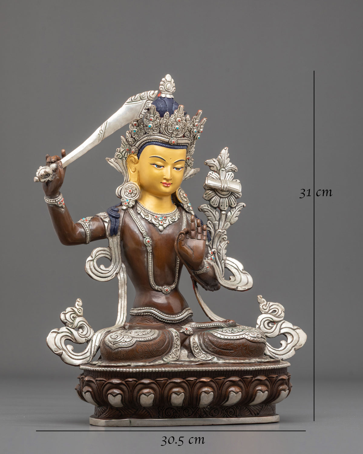 Traditional Manjushri Sculpture