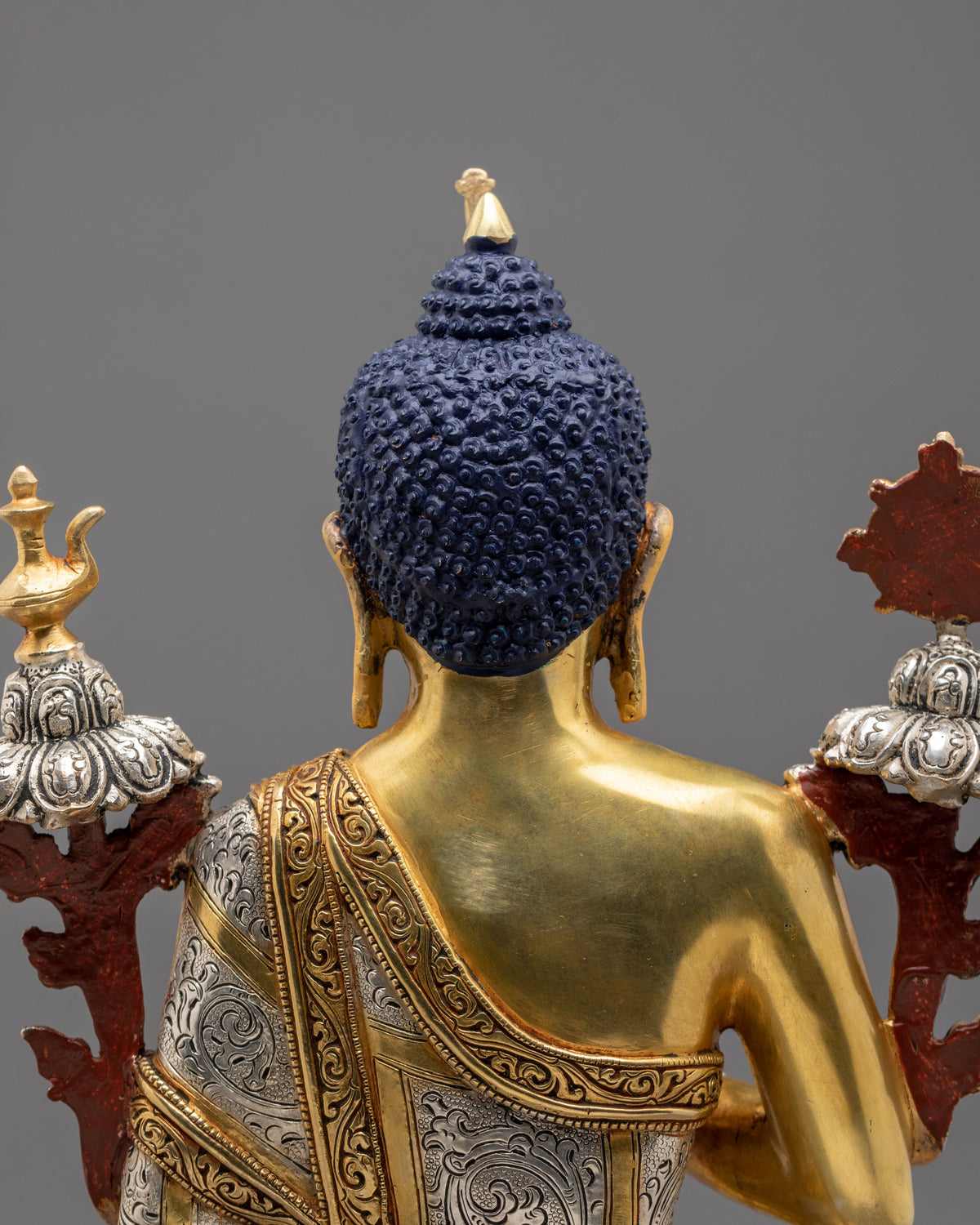 Maitreya Buddha Statue Future of Compassion | 24K Gold Gilded Copper Statue