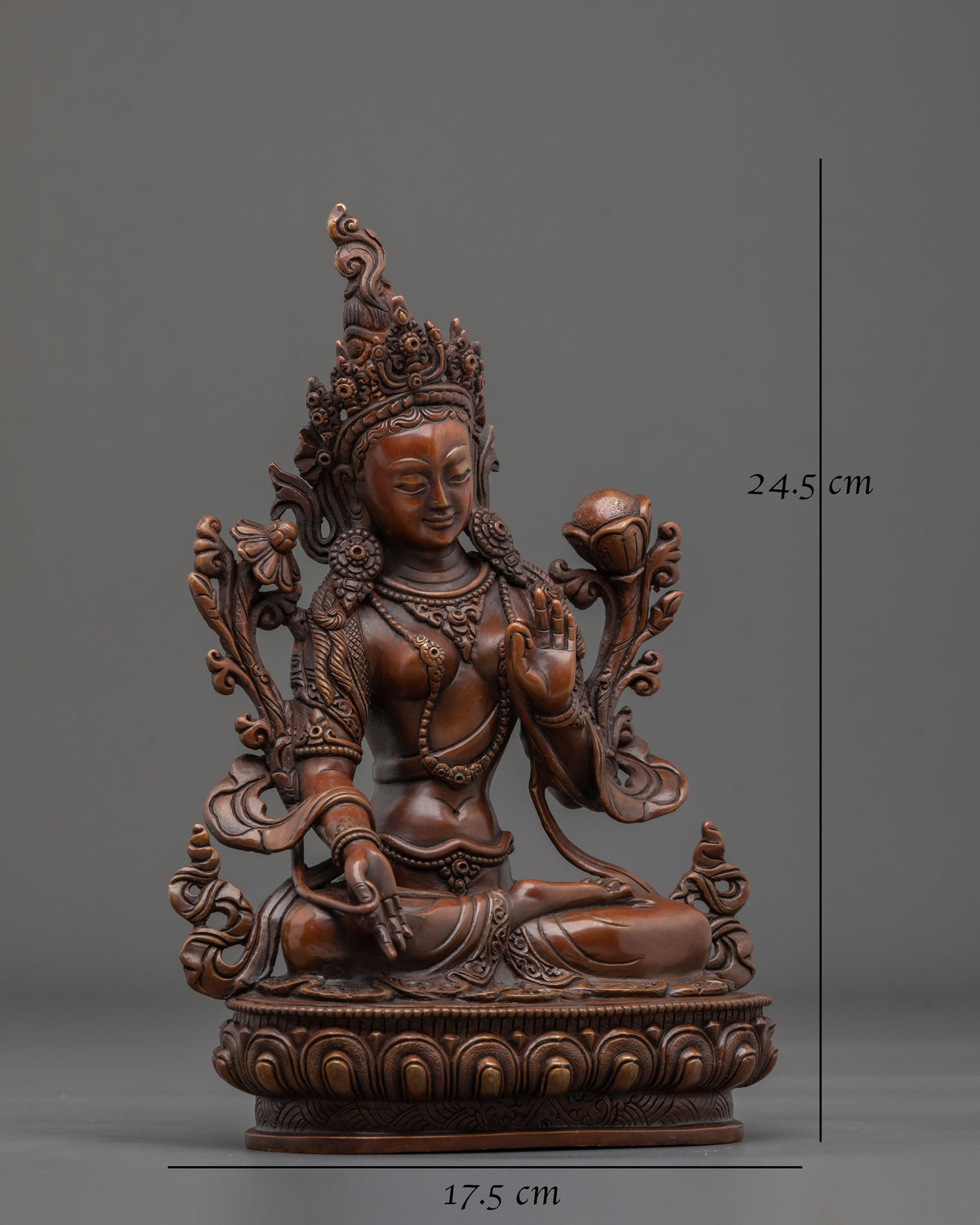 White Tara Sculpture | Goddess of Longevity