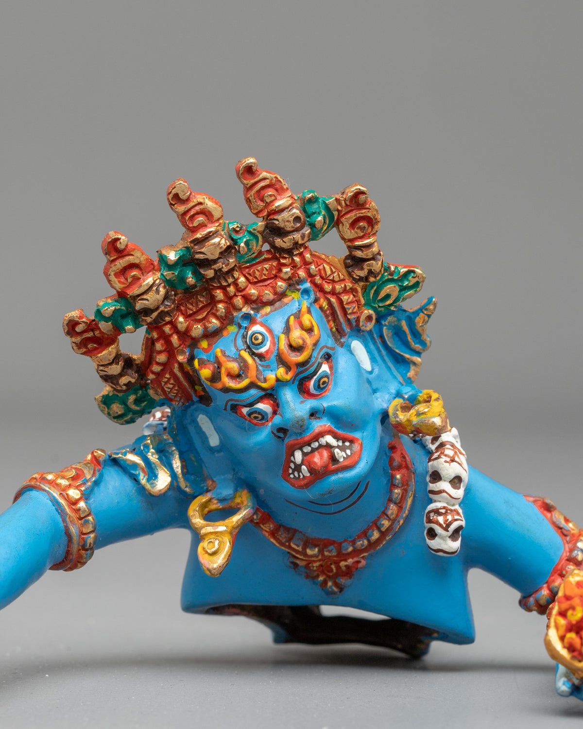 Vajrakilaya Copper Figurine |  Deity of Purification and Protection