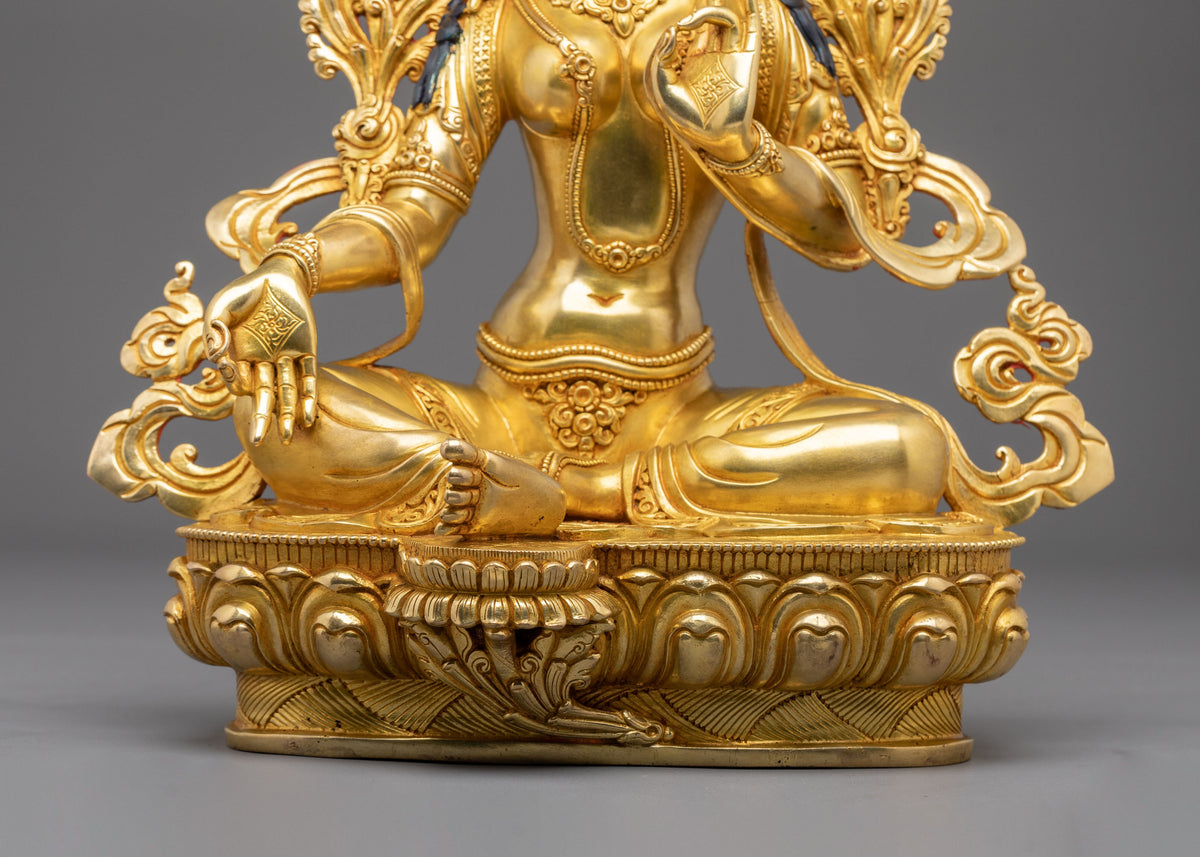 Green Tara Statue: Goddess of Compassion