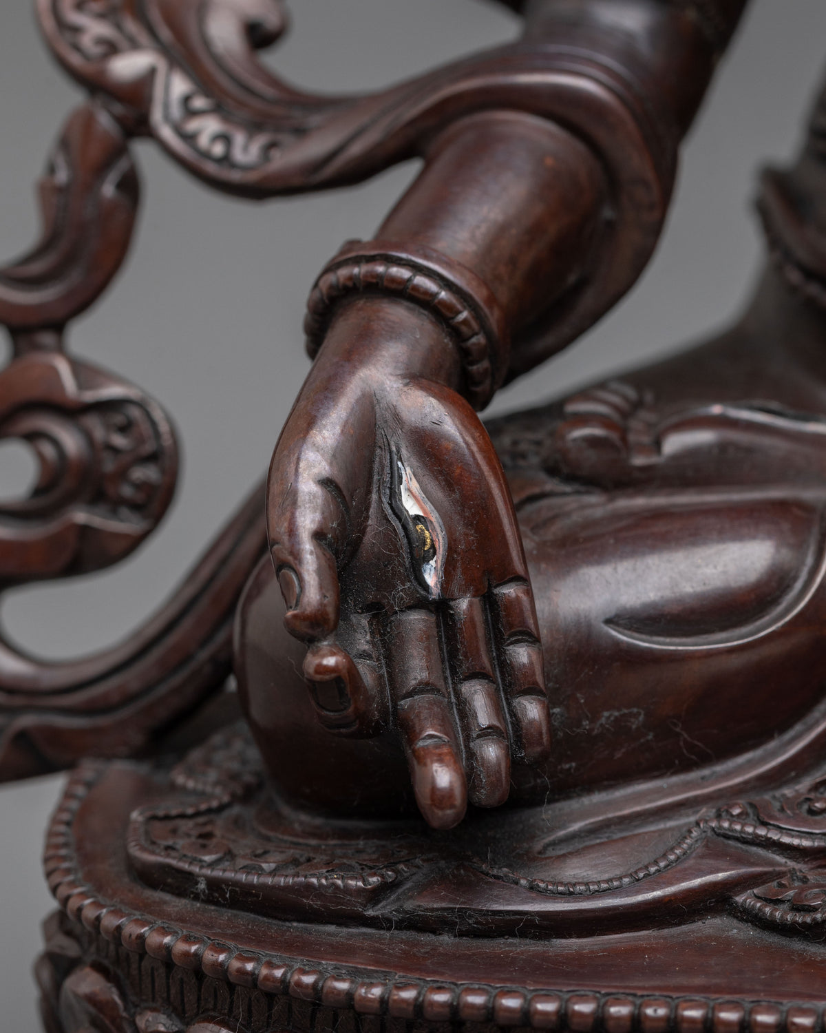 Symbol of Longevity White Tara Statue | Handcrafted Oxidized Sculpture