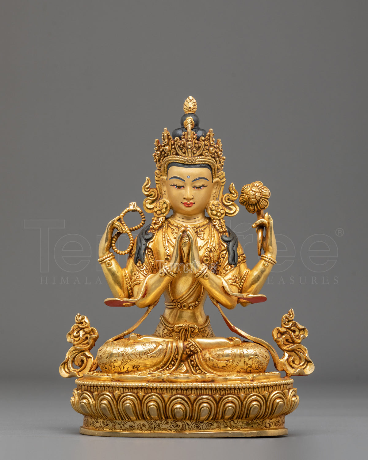 Chenrezig Buddhist Altar Statue | Bodhisattva of Great Compassion and Mercy