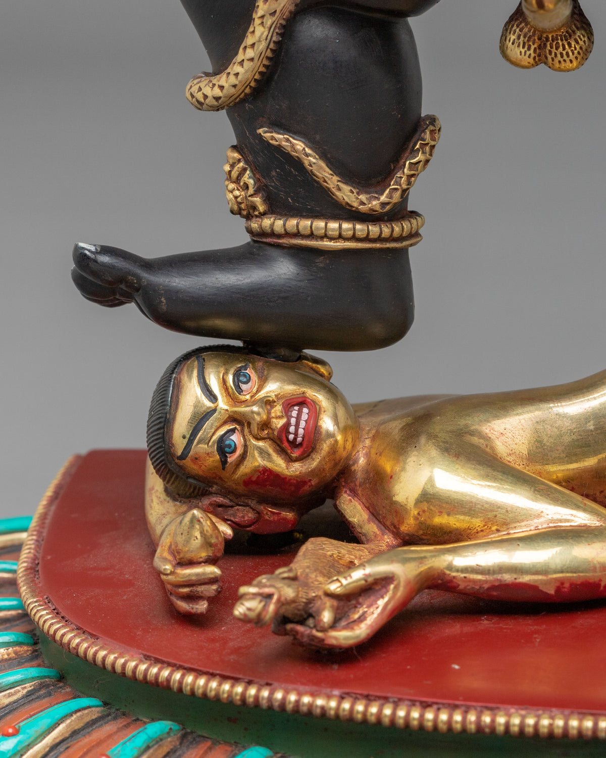 Black Dzambhala Statue | Fierce Form of Wealth and Protection