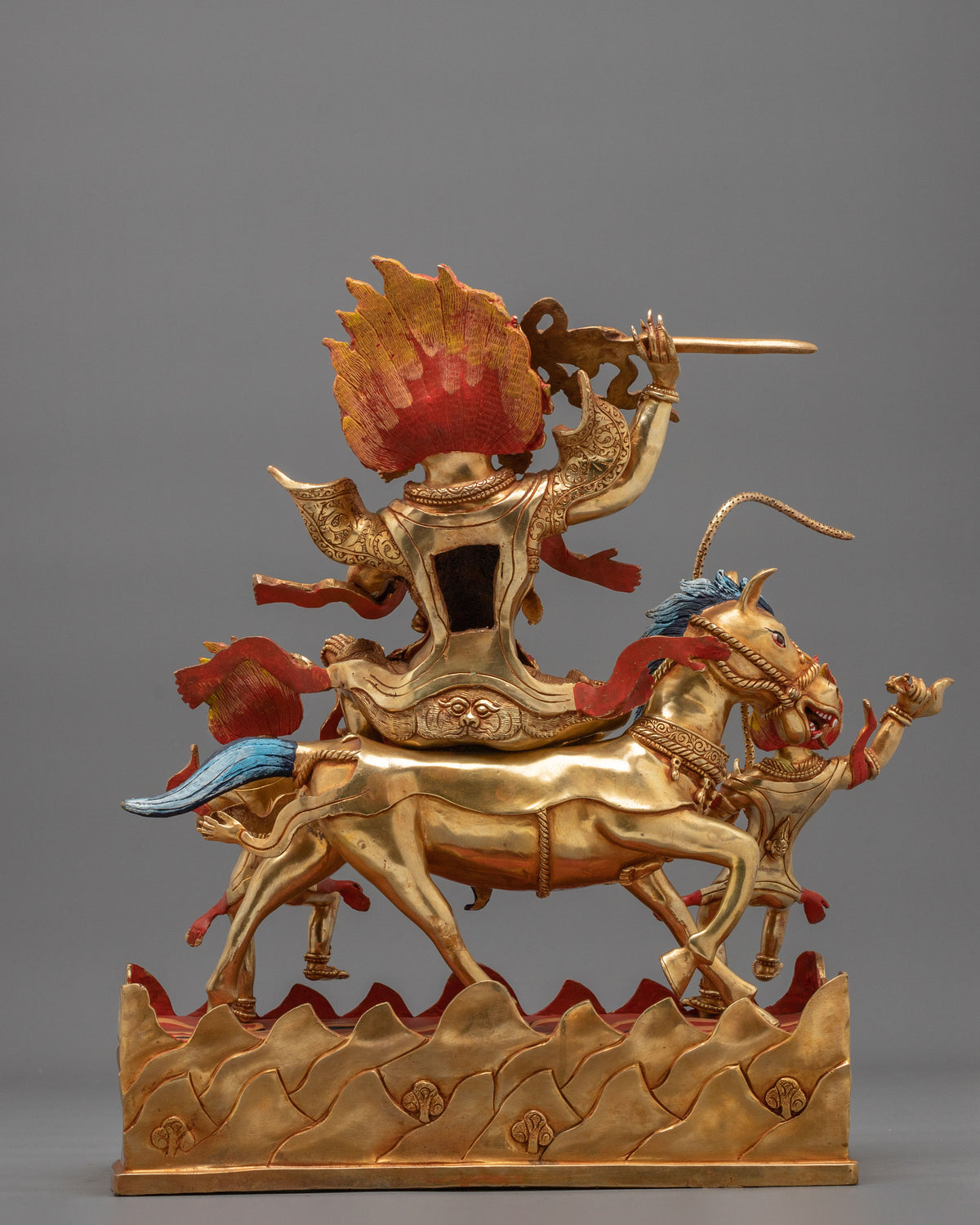Palden Lhamo Spiritual Figurine | Tibetan Protector Deity Artwork