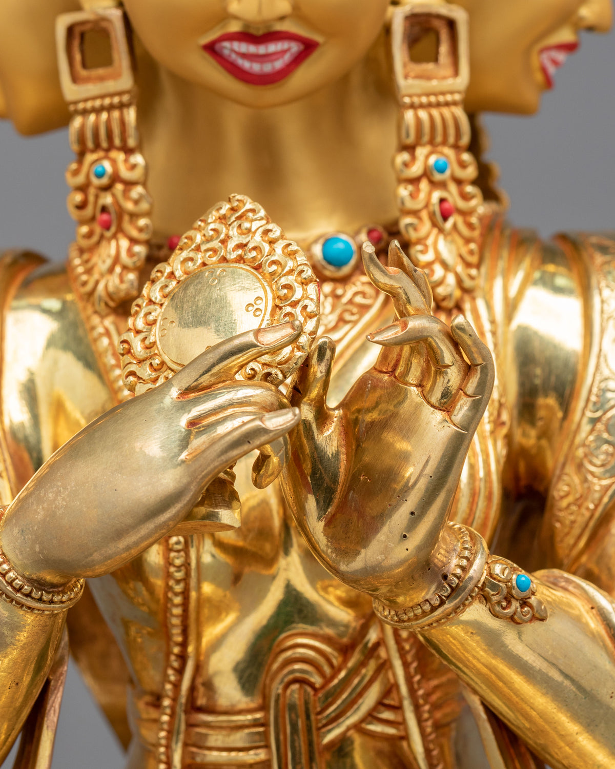 1000 Armed Dukar Buddhist Sculpture | Symbol of Protection and Victory