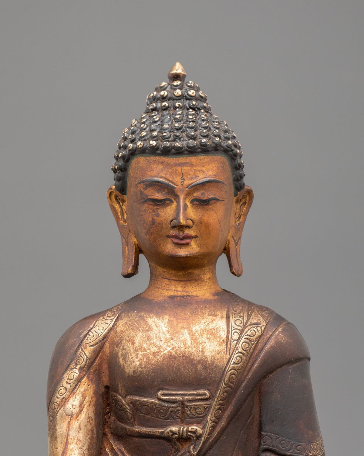 Handmade Shakyamuni Buddha Meditation Statue