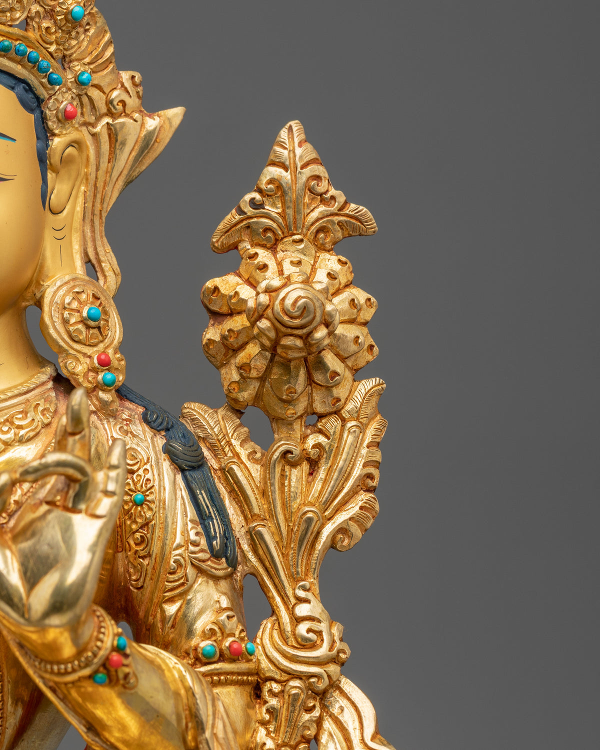 Green Tara Handcrafted Nepalese Statue