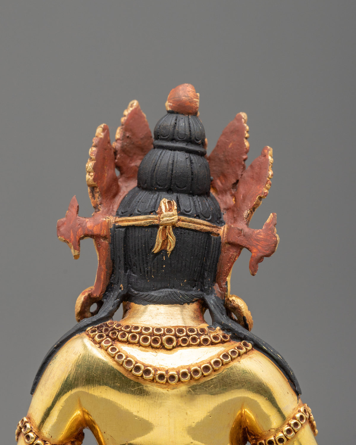 Jambhala Statue | 24K Gold Gilded Sacred Figurine