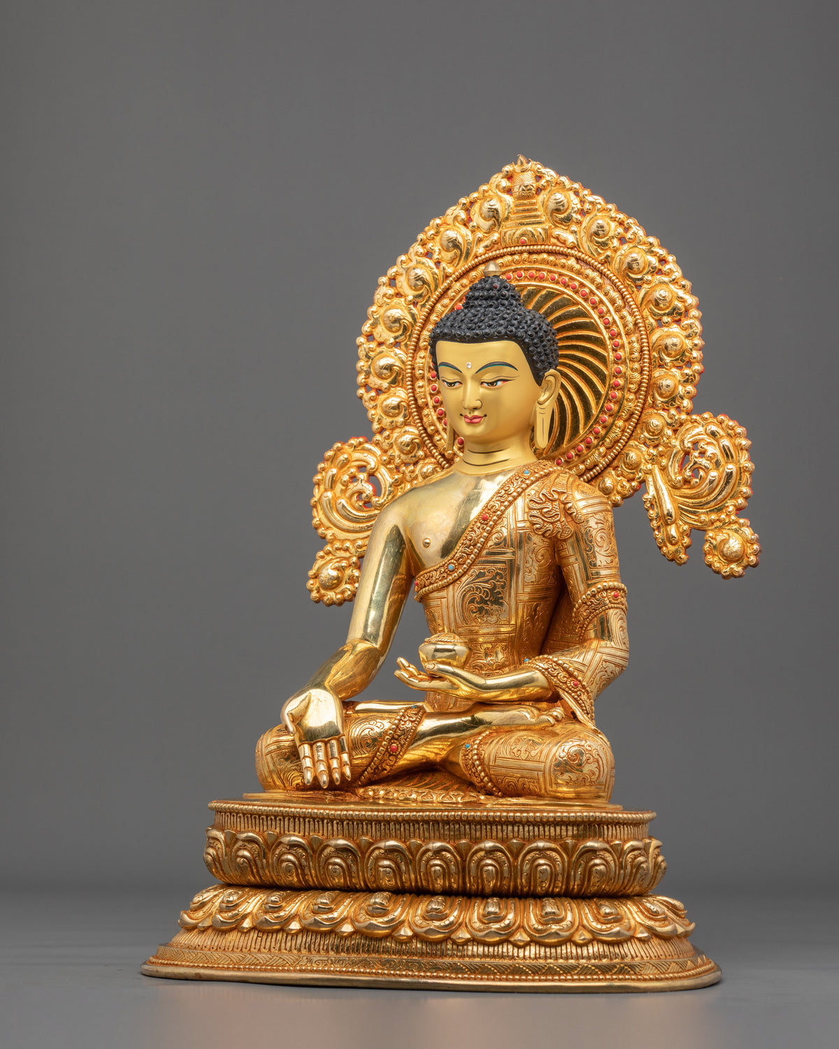 Ratnasambhava 24K Gold Coated Figurine | Home Decor