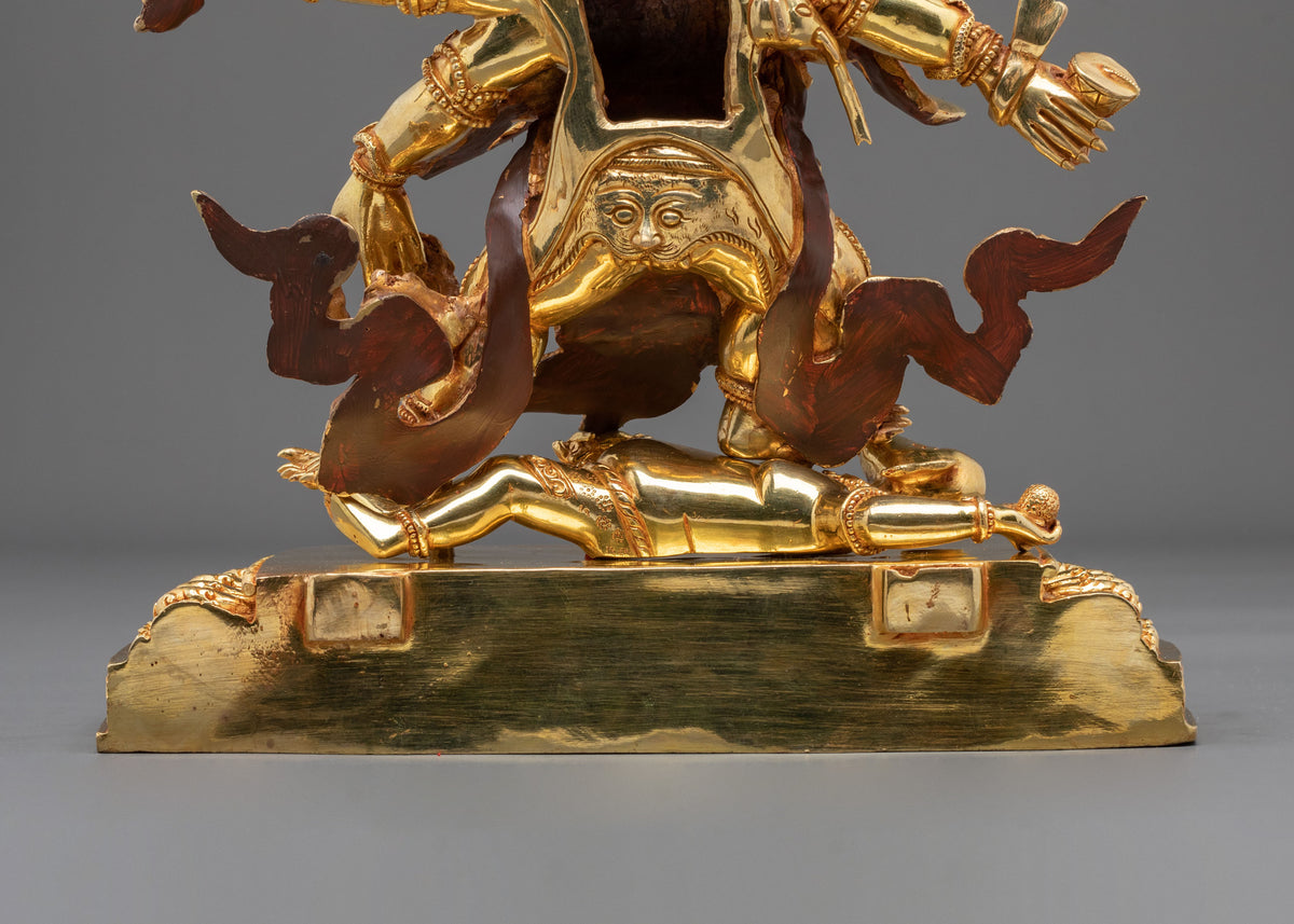 Six-Armed Mahakala Sacred Altar Statue | Wrathful Buddhist Protector