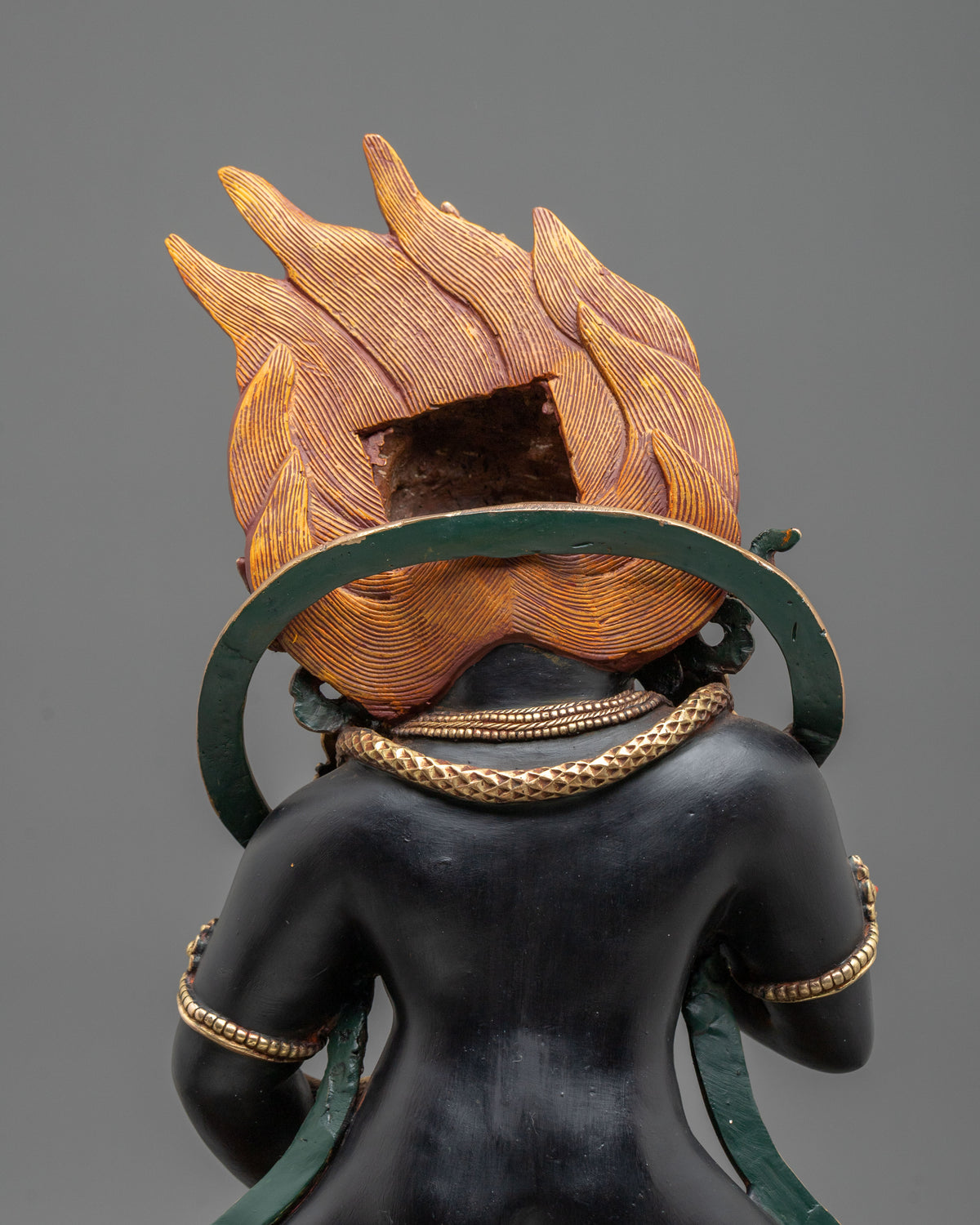 Black Dzambhala Statue | Fierce Form of Wealth and Protection