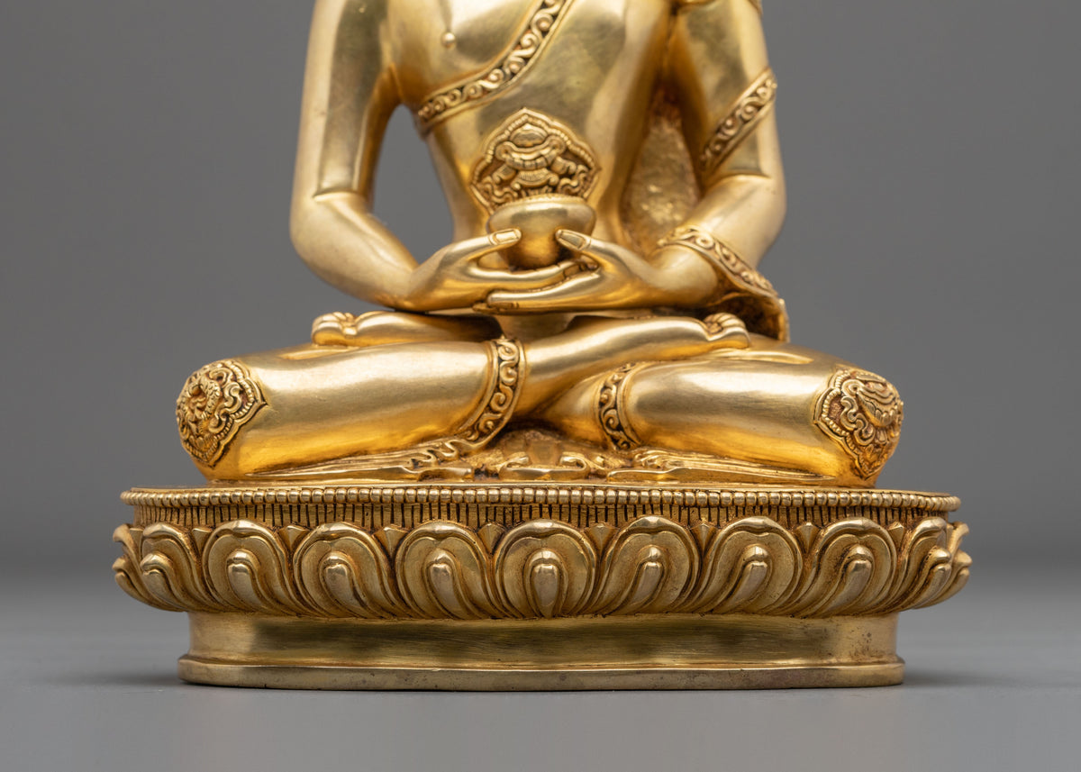 Amitabha Buddha Sculpture for Altar | Buddha of Infinite Light
