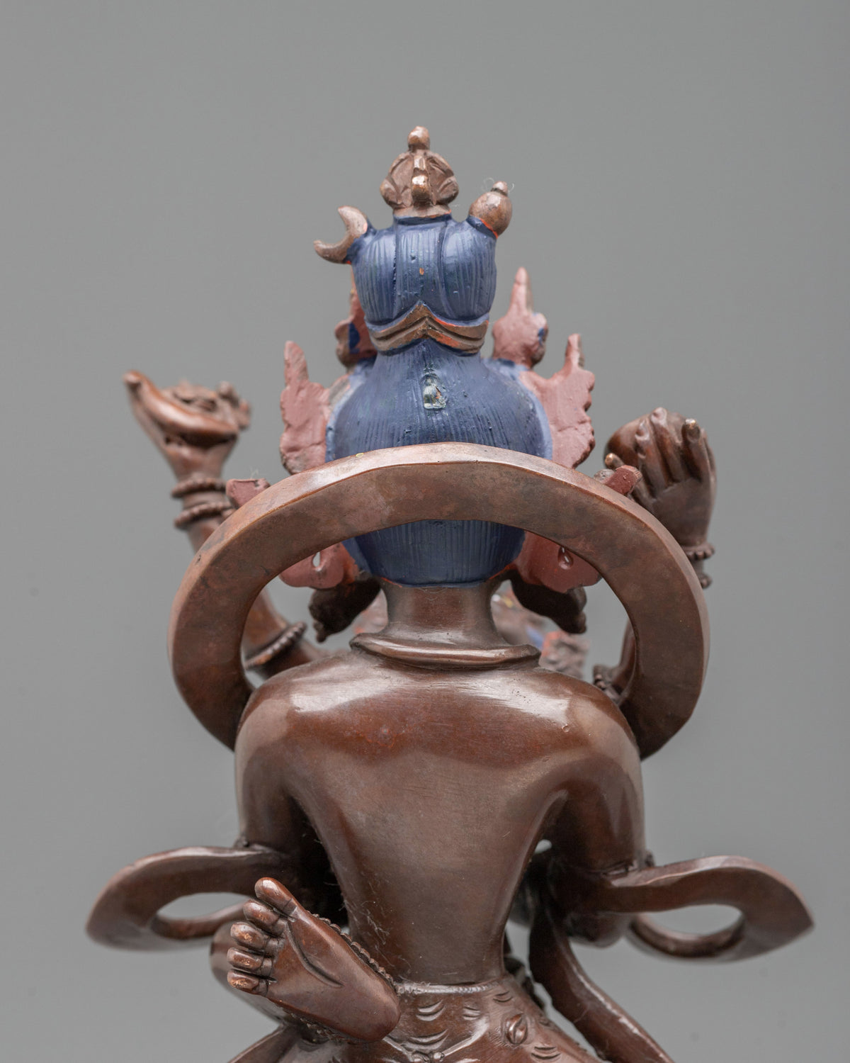 Chakrasamvara Statue | Oxidized Copper Sacred Figurine