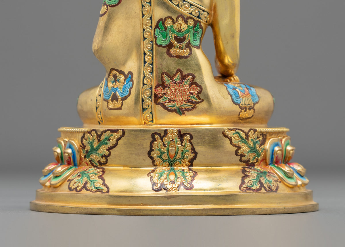 Gautama Buddha Figurine | Handcrafted Copper Statue