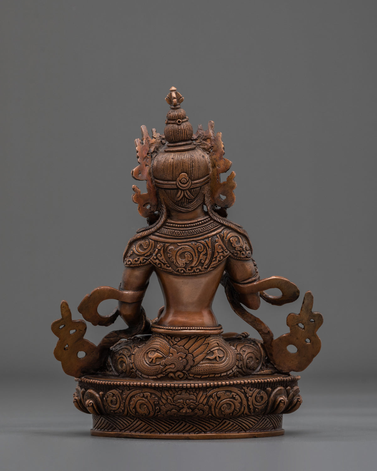Vajrasattva Buddha Sculpture | Oxidized Buddhist Figurine